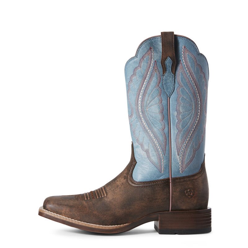 Ariat PrimeTime - Western Laarzen Bruin / Blauw Dames - 19460-238